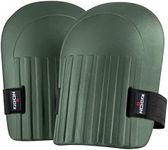 NoCry Home & Gardening Knee Pads for Women and Men - Lightweight Waterproof EVA Foam Cushion, Soft Inner Liner, and Easy Fit with Adjustable Hook'n'Loop Straps, Garden Kneeling Pads for Work, Green