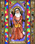 Trinity Stores Religious Art Giclee Print - 8x10 St. Catherine of Bologna by Brenda Nippert