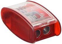 Kum 105.30.22 Polystyrene Automatic Long Point Pencil Container Sharpener, Colors Vary