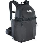 EVOC CP 18l Outdoor Camera Backpack for professional photo equipment (padded, ergonomic carrying system, strap system for ice axes, skis, snowboard or tripod, incl. rain cover), Black