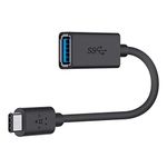 Belkin USB Type C to USB-A 3.0 Adapter (OTG), USB-IF Certified, Black