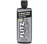 Flitz Multi-Purpose Polish and Cleaner Liquid for Metal, Plastic, Fiberglass, Aluminum, Jewelry, Sterling Silver: Great for Headlight Restoration + Rust Remover, 3.4 oz (Model: LQ 04535)