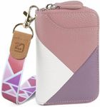Credit Card Holder Wallet Zip Leath