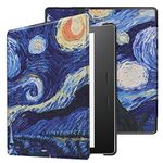 T Tersely Slimshell Case Cover for All-New Kindle Oasis (10th Generation, 2019 Release and 9th Generation, 2017 Release), Smart Cover with Auto Sleep/Wake for Amazon Kindle Oasis 7 inch (Starry Sky)