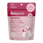 Fera Pets Goat Milk Topper - Cat & Dog Skin and Coat Supplement with Collagen, Biotin & Vitamin C - Helps Maintain Normal Skin Moisture - Promotes a Shiny Coat - for Picky Eaters - 60 TSP