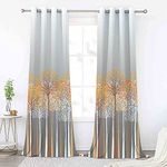 Sparrow World Velvet Printed Curtains for Living Room Long Light Blocking Velvet Curtain Panels Drapes for Bedroom/Sliding Glass, (Window 5 Feet (Pack of 1), Light Grey)