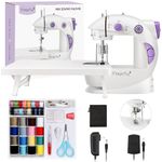 Magicfly Mini Sewing Machine for Beginner, Dual Speed Portable Sewing Machine with Extension Table, Light, Sewing Kit for Household, Travel