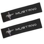 Seat Belt Cover Pad Seatbelt Car Strap Covers Seat Cover Soft Shoulder pad for Helping Protect Your Shoulder from The Rubbing Kids for Kids & Adults- 2 Pcs (Mustang)