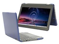 mCover Hard Shell Case ONLY Compatible for 2023~2024 11.6" Lenovo Chromebook 300E Yoga Gen4 / 100E Gen 4 Laptop (NOT Fitting Any Other Lenovo Models) - Blue