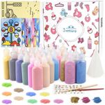 3 otters 26 Color Sand Art Kits for