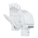 WHITEDOT SPORTS Plastic Whitedot Albatross Levlon Cricket Batting Gloves Idol For Boys/Small, Right Hand