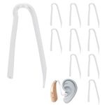 10pcs Hearing Aid Tubes, Flexible Hearing Aid Tubing Replacement Professional Hearing Aid Supplies for Seniors(3.3*2.0mm)