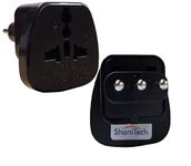 ShaniTech UK to 3 Pin Italy Chile Vatican City Uruguay Maldives San Marino Travel Adaptor Adapter Plug Earthed