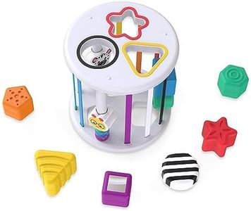 Baby Einstein Zen & Cal's Playground Sort & Discover Shapes Sensory Toy Set for Infants to Toddlers, BPA Free, 6 Months+