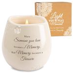 Pavilion Gift Company 19194 When Someone You Love Becomes a Memory That Memory Becomes a Treasure 8 oz Soy Filled Ceramic Vessel Candle