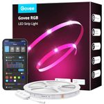 Govee LED Lights 10m, Smart WiFi App Control RGB LED Strip Lights, Work with Alexa and Google Assistant, Colour Changing, Music Sync for Bedroom, Kitchen, TV, Party