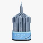 Pentonic Frost 0.7 mm Ball Point Pen Box Stand | Pastel Blue Body | Blue Ink | Set of 100 Pens