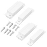 Sourcingmap Home Wired Alarm Security Magnetic Door Contact Reed Sensor Switch 2 Sets White