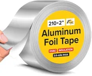 X-bet MAGNET Aluminum Foil Tape - 2 Inch x 210 Feet x 3.6 Mil - Heavy Duty, Waterproof, High Temperature Insulation Adhesive for HVAC, Sealing, Patching, Metal Repair, Ductwork, Dryer Vents, and More