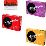 Vocalzone 3 Flavour Bundle + Free Tin! | Sore Throat Relief Pastilles | Multi-Pack (3 x 24)