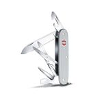 Victorinox Pioneer X Alox Swiss Army Knife, Medium, Multi Tool, 9 Functions, Blade, Can Opener, Silver