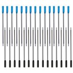 4.5” Replaceable Ballpoint Pen Refills, 30 Pack Smooth Writing Ballpoint Refills for Cross Style Pen (Black and Blue Ink Refills)