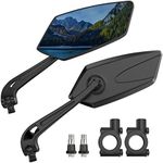 RAOOT Bike Mirror | 360° Rotatable & Foldable | Blu-ray Scratch Resistant Glass Lens | Ebike Accessories, Bike Mirror Handlebar Mount, Bicycle Mirrors