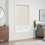 ECLIPSE Arbor Total Privacy Blackout Cordless Window Roller Shade for Living Room, 45 in x 72 in, Ivory
