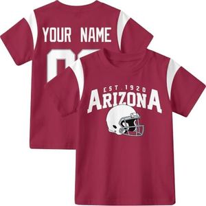 KREDE Arizona T Shirt Custom Name Number for Kids Boy Girl Gift