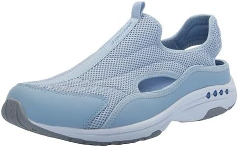 Easy Spirit Womens Trina Slip On Walking Shoes, Light Blue, 6.5 Wide