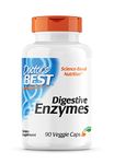 Doctor's Best, Digestive Enzymes, 90 Vegetarian Capsules, Enzyme Mix, Gluten-Free, SOYA-Free, Non-GMO