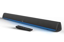 i-box Sound Bar for TV, Bluetooth Soundbar, Gaming Speakers, RGB LED Display, Air Tube & 2.0 Channel Amplifier Wireless with Remote Control, Gaming Accessories