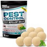 Rodent Repellent Balls – Peppermint Mice & Rat Deterrent for Indoor & Outdoor Use – Mouse Repellent for Home, RV, Garage, Car, Attic & Barns – Easy to Use, Mess-Free, Extended Protection (8 Pack)