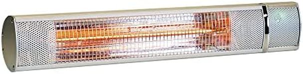 EdenBranch 111017 Golden Tube Wall Mounted Patio Heater w/Remote