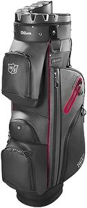 Wilson iLock Dry Golf Cart Bag, Black/Red