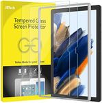 JETech Screen Protector Compatible with Samsung Galaxy Tab A8 (10.5-Inch, 2021 Model, SM-X200/X205/X207), 9H Anti-Scratch Tempered Glass Film, HD Clear with Easy Installation Tool, 2-Pack