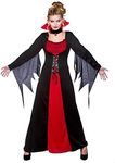 Womens Classic Vampire Costume - Medium (UK 14-16)