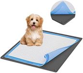 Skywin- Pee Pad Holder Tray 36 x 36 Inches, 1 Pack Puppy Pad Holder, Easy to Clean and Store Pee Pad Holder for Dogs, Silicon Training Pad Holder, No Spill Puppy Pad Holder (Grey)