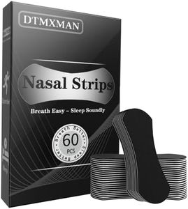 Nasal Strips for Breathing (60 Count) - Nose Strips for Snoring & Sleeping, Improve Athletic Perfomence, Instant Reduces Nasal Congestion - Universal Fit, Extra Strength