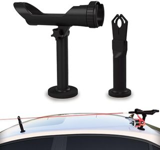 Magnetic Fishing Rod Holder for Car – Fishing Pole Roof Rack for SUV, Cars, Truck Beds with Strong Magnets – Easy Install, Highway Tested, Weather Resistant – Fly Rod Holder for Car by Reel Hold