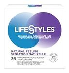 LifeStyles Natural Feeling Condoms, 36 Count, Packaging may vary