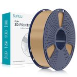 SUNLU PLA+ 3D Printer Filament, PLA Plus Filament 1.75mm, Toughness Enhanced 3D Filament Compatible with 3D FDM Printers, Dimensional Accuracy +/- 0.02 mm, 1 kg Spool(2.2 LBS), PLA+ Burlywood