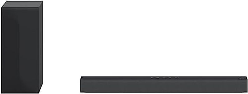 LG S60Q Barre de Son Intelligente 300W Puissance et 2.1 Canaux Son Surround Dolby Atmos Virtuel Large Connectivité HDMI Arc Pass Through, Bluetooth, USB, Entrée Optique, App Android/iOS