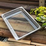 Raw Rutes - Stainless Garden Sifter for Compost, Dirt and Potting Soil - Welded Wire Mesh (Stainless)