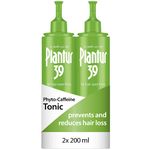 Plantur 39 Caffeine Tonic Prevents and Reduces Hair Loss 2x 200ml | Support Hair Growth and Hair Thickening | Women Hair Care Made in Germany