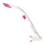 Oceanic Arid Extra Dry-Top Snorkel - Pink/Clear