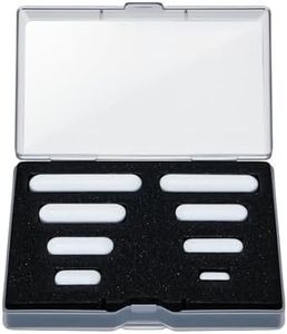 BKMLAB PTFE Magnetic Stir Bar Set, 8 Sizes Magnet Stirring Rod Stick Plate Bars for Laboratory Home Magnetic Stirrer, Magnetic Mixers, Lab Stirrers, and Self-Stirring Cups (C Type)