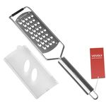 Lemon Zester & Heavy Duty Cheese Grater & Vegetable Grater — Parmesan Cheese Lemon, Garlic, Nutmeg, Chocolate, Fruits, Ginger Grater - Cheese Shredder & Stainless Steel Grater(Extra Coarse)