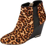 Kenneth Cole New York Women's Merrick Wedge Ankle Boot, Natural, 6.5