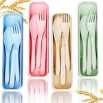 Reusable Travel Utensils Set with C